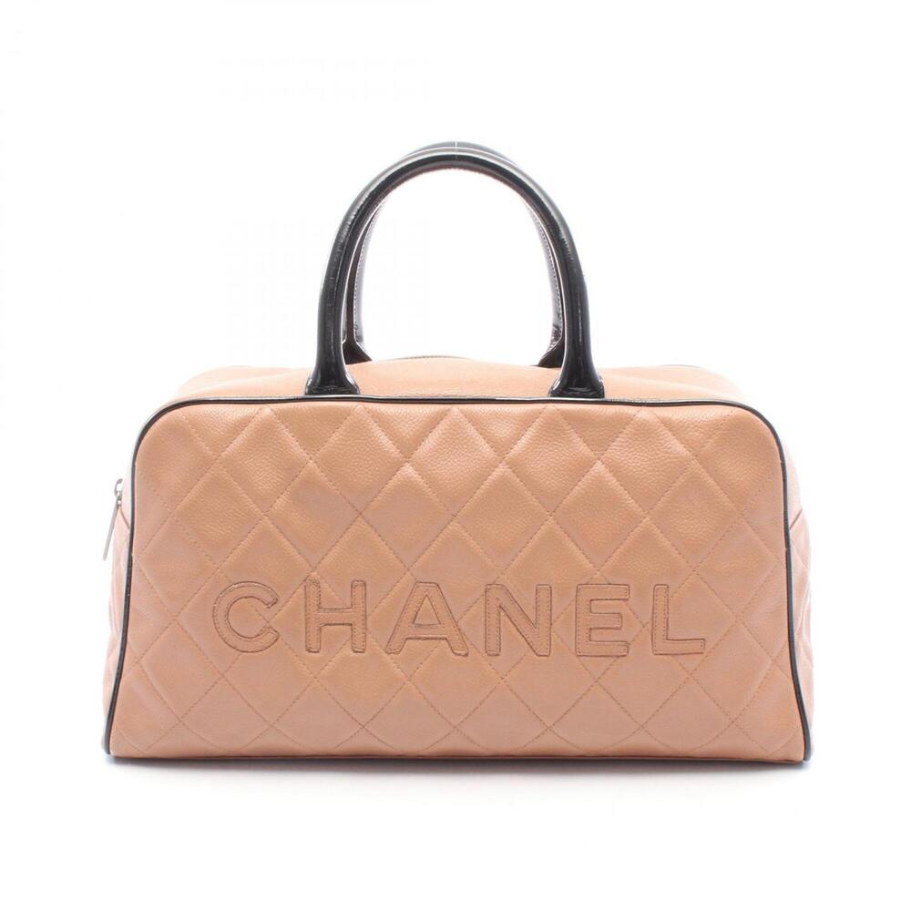 CHANEL Black Caviar Leather Tote Bag